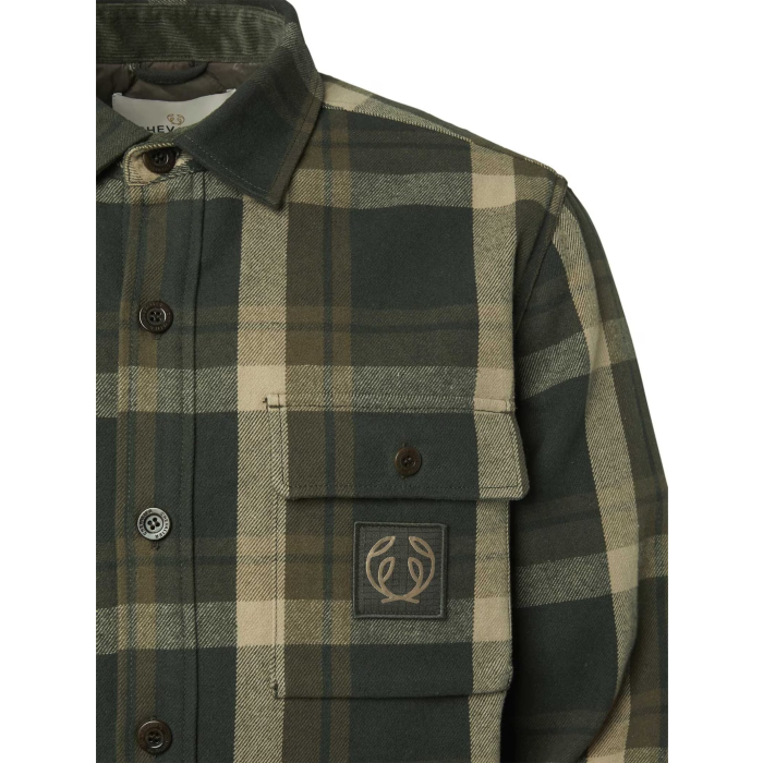 Chevalier - 1060232C6031 AXE OVERSHIRT MEN GREEN CHECKED